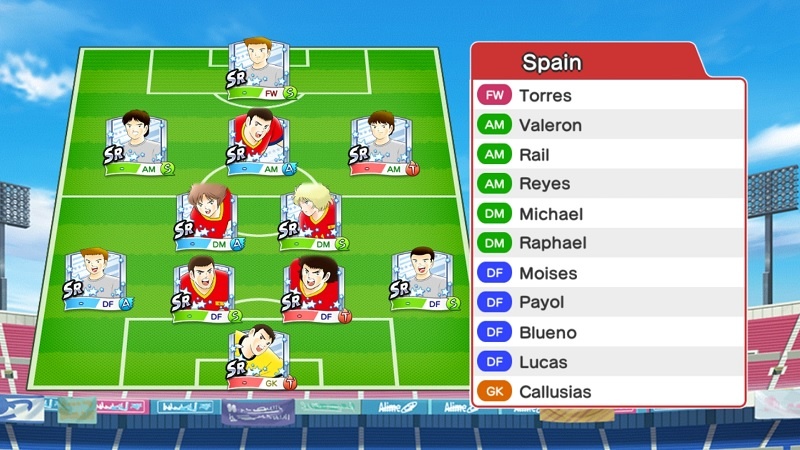 Olympic Spain Lineup
